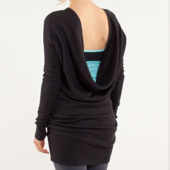 Lululemon | Serenity Sweater Wrap Dress Gray - Picture 3 of 8